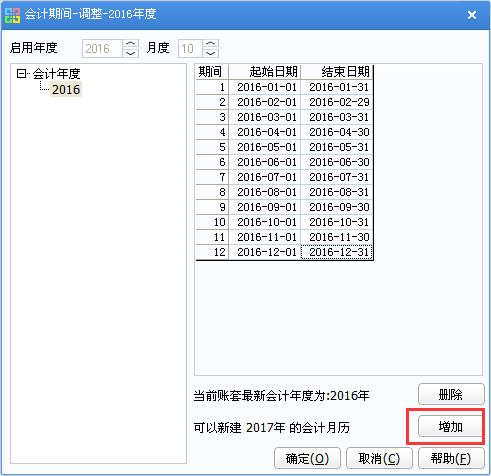 用友U8v12.5如何增加新的會(huì)計(jì)期間？